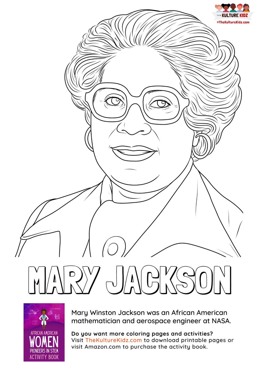 Mary Jackson Coloring Page